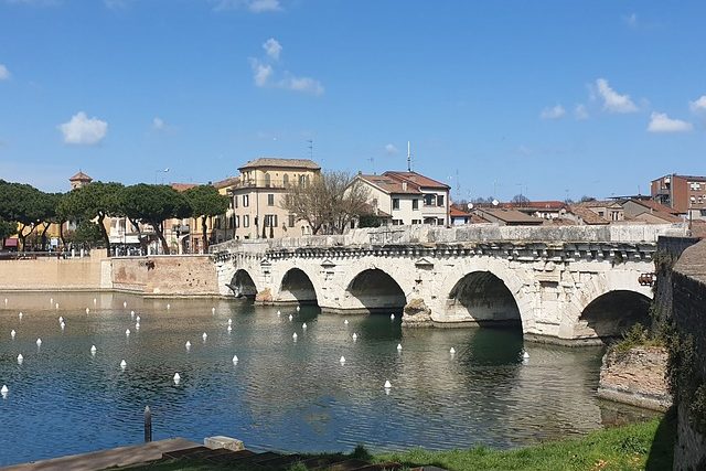 Römische Brücke in Rimini